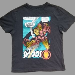 Marvel Comics Kid's Iron Man T Shirt Youth Size 10-12